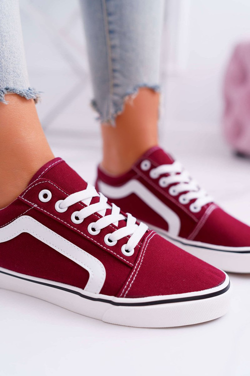 Dámské Tenisky Materiál Burgundske Bestro