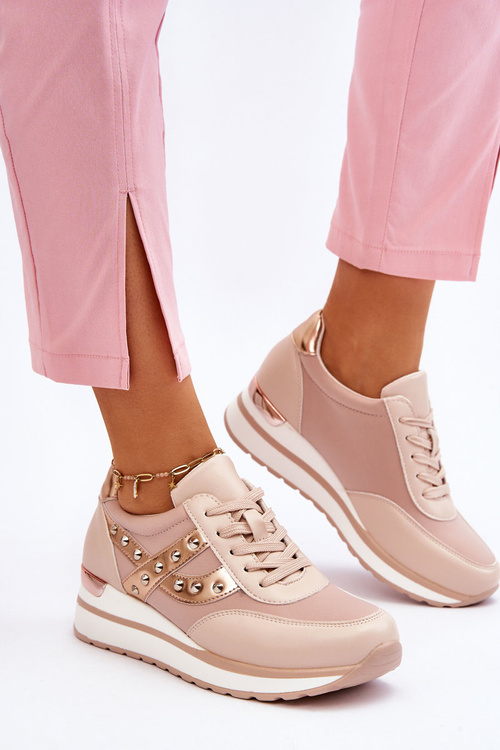 Sportovní Boty S Cvoky Nude Adley