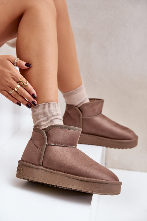 Dámske Snehule Na Platforme D.Franklin DFSH370010 Taupe