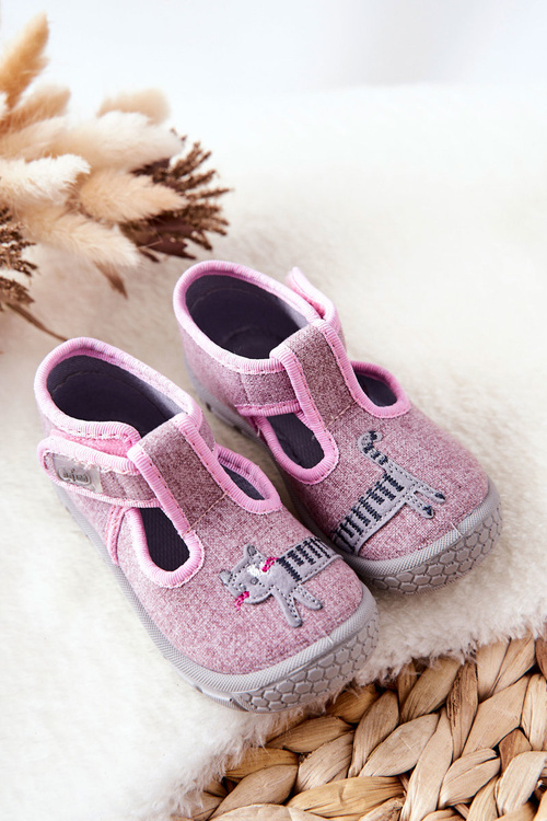 Papcie topánky Befado Kitty 531P084 Pink