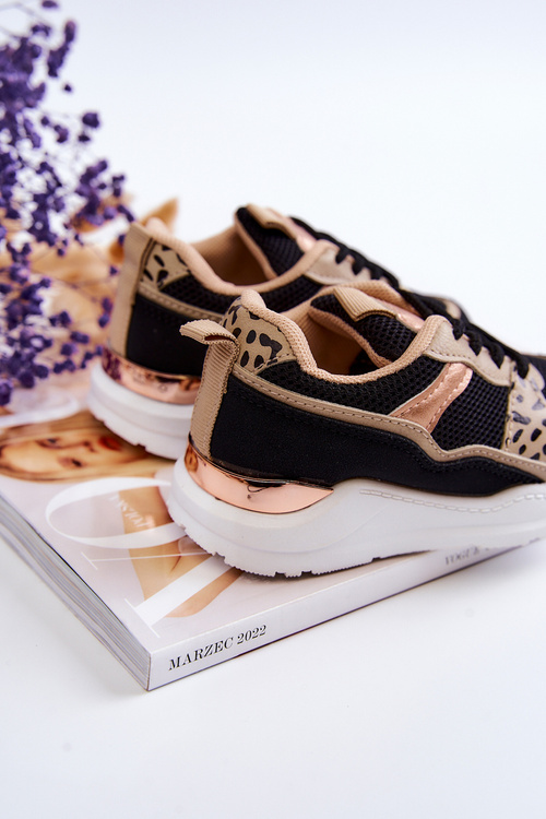 Dětská sportovní obuv Tenisky Černá a béžová Kizzie