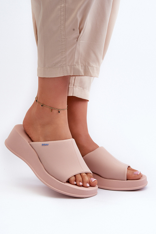 Vonné Dámské Žabky Na Kotníku ZAXY LL285083 Růžové