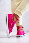 Nízke dámske tenisky Veľká hviezda JJ274A005 Fuchsia