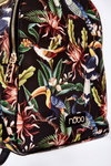 Dámský kožený batoh NOBO M3170-C020 Birds Black