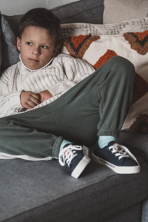 Detské nízke tenisky Veľká hviezda JJ374173 Navy Blue