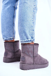 Dámske izolované snehové topánky Grey Big Star GG274558