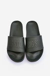 Light Foam Flip Flops Big Star MM174324 Tmavej zelenej