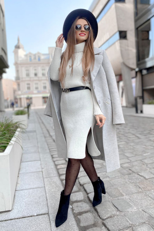 Semišové topánky na stĺpiku čierna rinasa