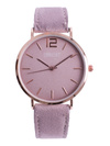Ernest Manon Watch, Suede, Purple Zloty