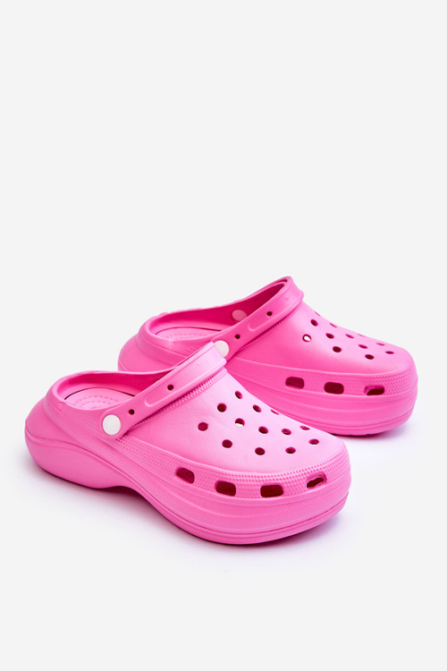 Dámské pěnové pantofle Crocs Tmavě růžová Coline