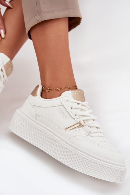Dámské Sneakersy Na Platformě Big Star SS274359 Bílé
