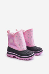 Dětské Sněhule Na Suchý Zip Růžové Lee Cooper LCJ-24-44-2863K