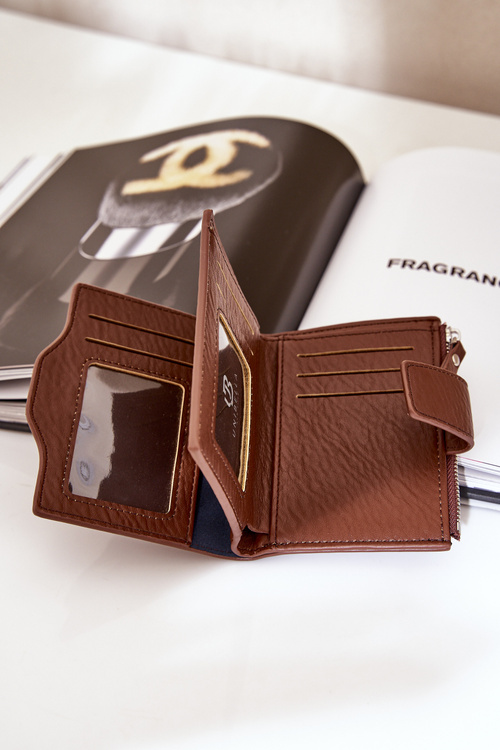 Dámská peněženka z eko kůže hnědá Jezorea