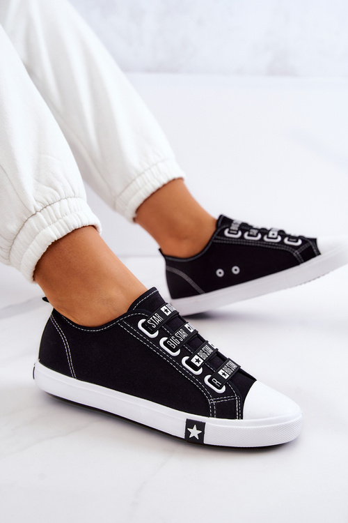 Dámské Tenisky S Manžetami BIG STAR HH274098 Černá