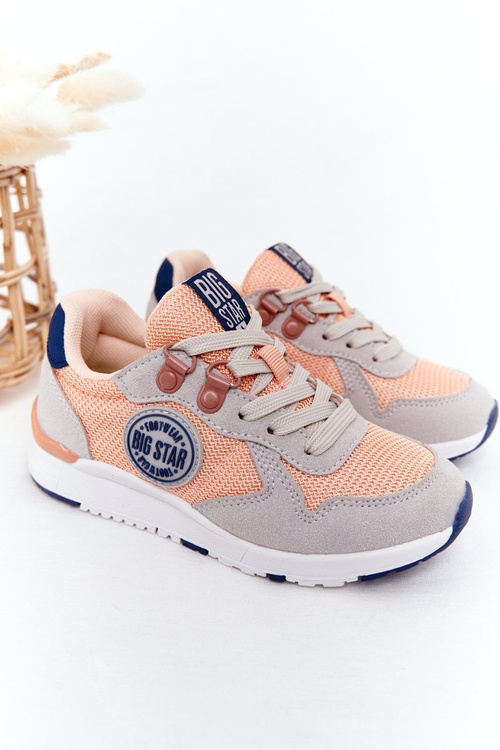 Dětské Sportovní Obuv Memory Foam Big Star HH374180 Oranžové