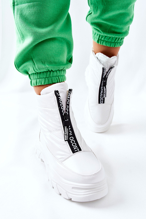 Dámské Kotníkové Boty Bílé Echowen