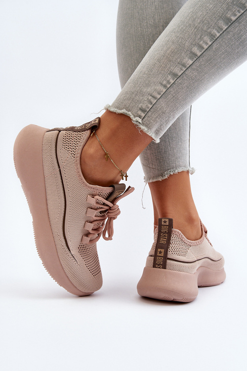 Dámske športové topánky Big Star NN274664 Nude