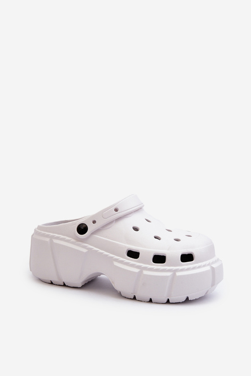 Dámské pěnové žabky bílé Ilariana