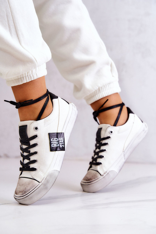 Dámské tenisky BIG STAR JJ274350 Bílo-černé