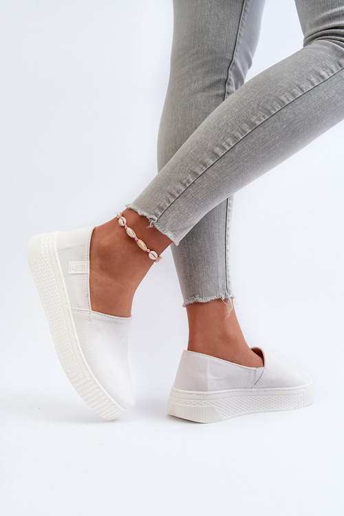 Dámske tenisky na platforme NN276006 s pamäťovým penovým systémom Biela