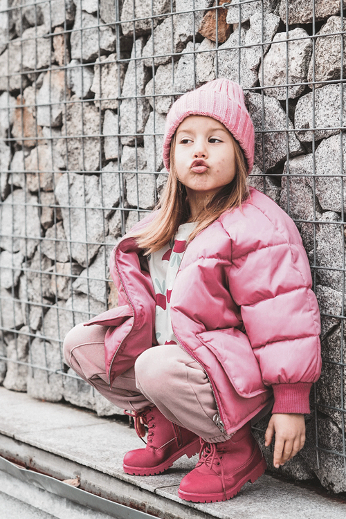 Detské topánky topánok so zipsom Fuchsja Dexter