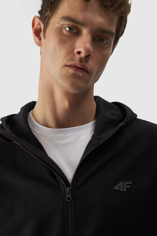 Pánský Polar S Kapucí Regular 4F Černý 4FWMM00TFLEM290-20S