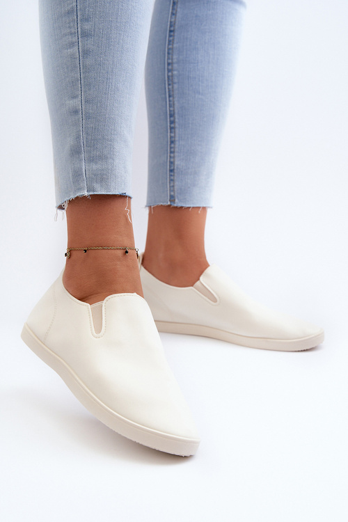 Dámské tenisky Trampky Slip-On Beige Lovinia