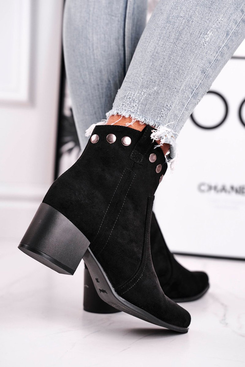 Dámské Kotníkové Boty Sergio Leone Cerné BT617