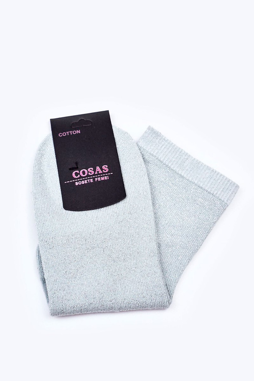 Dámske bavlnené ponožky so striebornou vláknou Cosas Mint