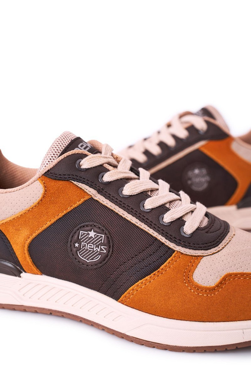 Pánske športové topánky tenisky žltohnedý Harold