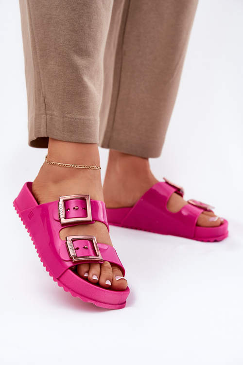 Dámské Hladké Voňavé Pantofle ZAXY Růžové NN285093