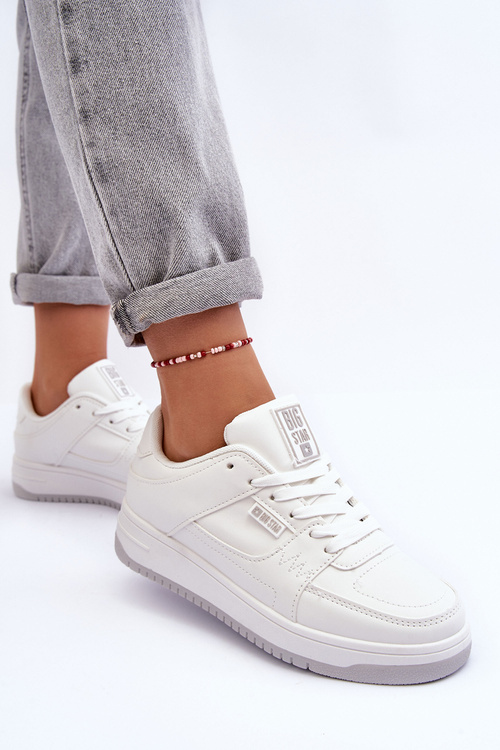 Dámske športové topánky tenisky Big Star MM274354 biela