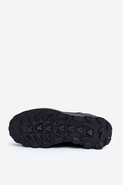 Mužské zateplené turistické boty černé Daviana