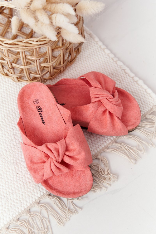 Dětské Pantofle Na Korku Korálové Little Wendy