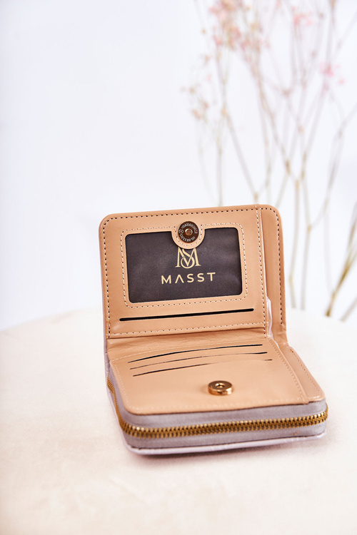 Dámska malá peňaženka s dekoráciou Gray Sanchos