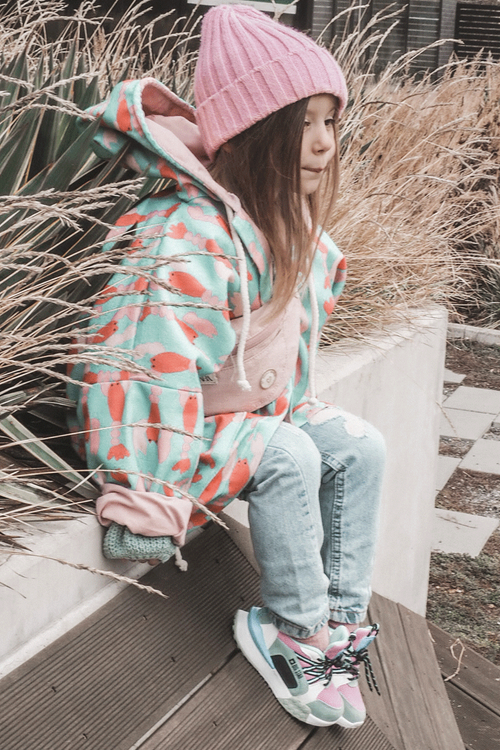 Detské športové topánky pamäťový penový systém Big Star LL374219 Pink-Green