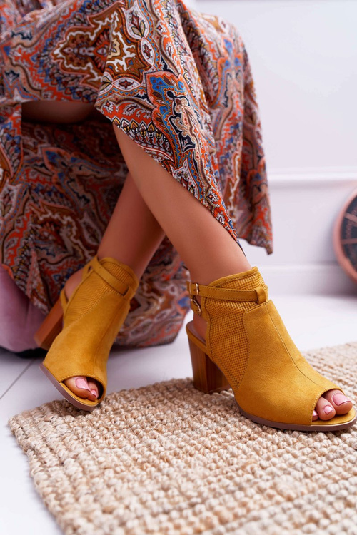 Dámské Sandály žluté Thido