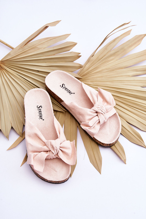 Papuče na korkovej podrážke béžové wendy