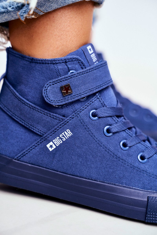 Dámske vysoké tenisky Big Star FF274584 Blue