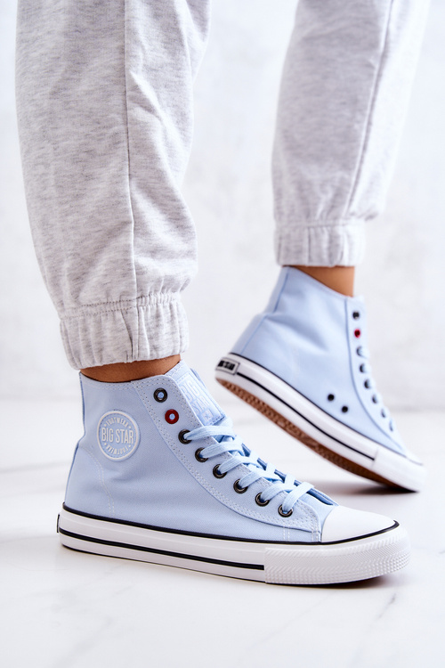 Dámske vysoké tenisky Veľká hviezda JJ274209 Blue