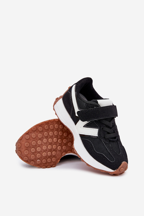 Dětské tenisky na suchý zip černé Tezzu