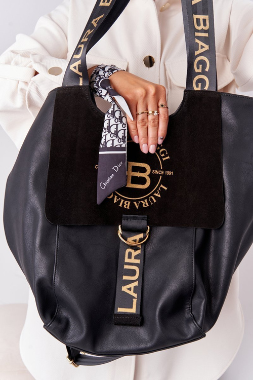 Laura Biaggi Shopper Black Shopper