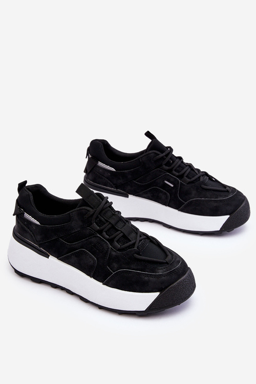 Dámske športové topánky na platforme Czarne Dakari