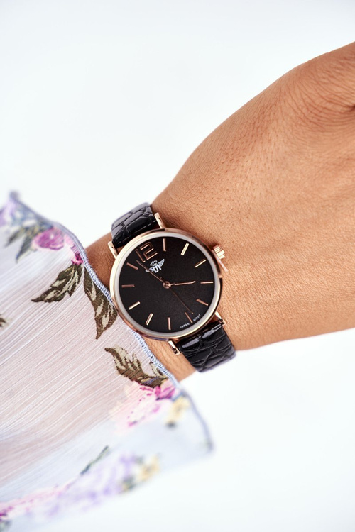 Dámske hodinky Michael John Snake Black Caito