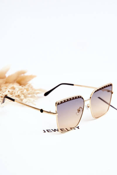 Velké sluneční brýle Prius V303 Gradient modro-oranžové