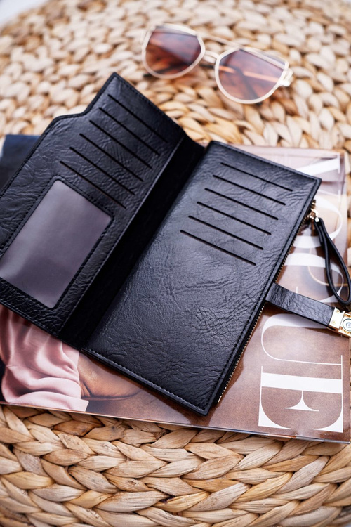 Dámská Peněženka Velká Klasická Černá AD-64