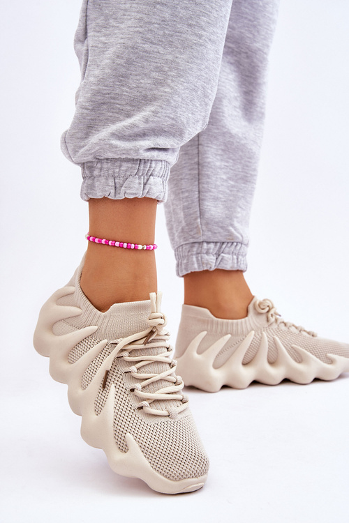 Dámske vložené béžové tenisky myles