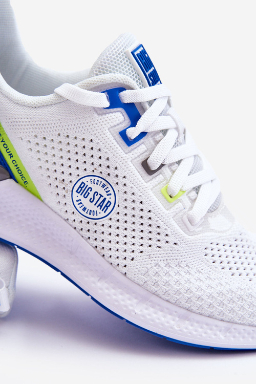 Pánské pohodlné tenisky Memory Foam Big Star LL174102 Bílá