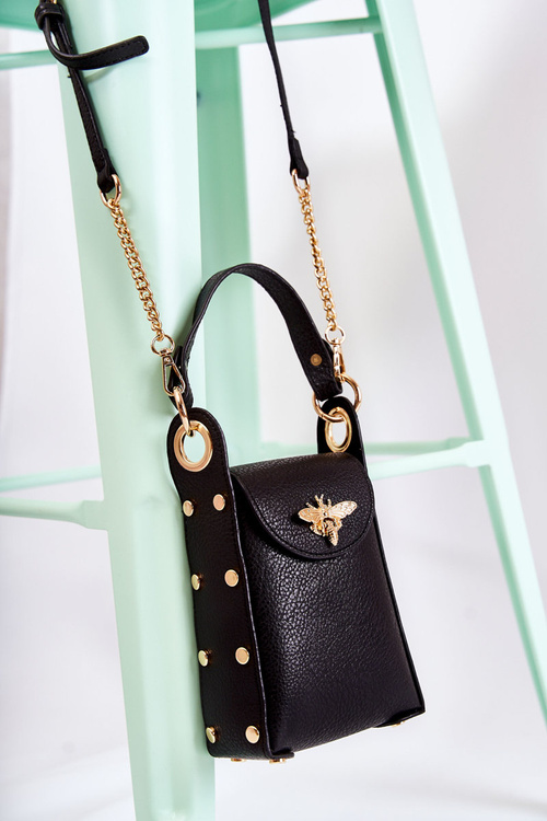 Malá dámská kabelka s Ornamentem Černá Ellies