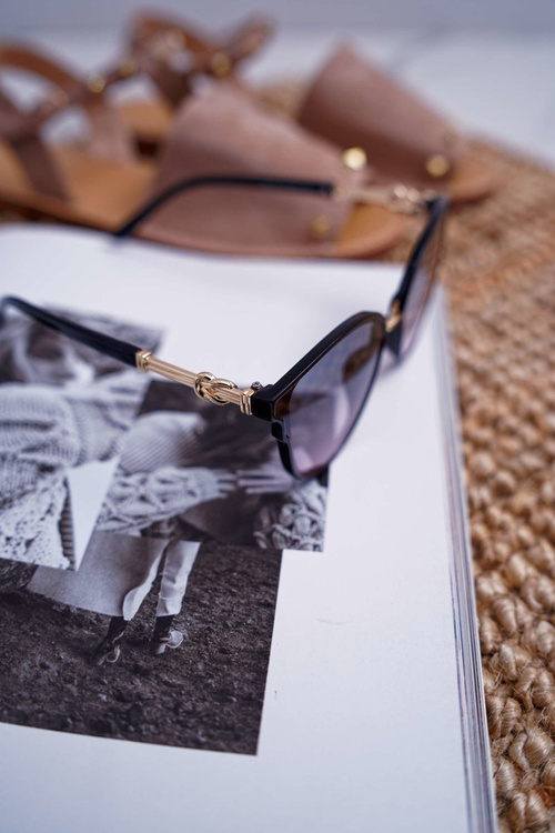 Transparentné čierne slnečné okuliare Prius PR-V06